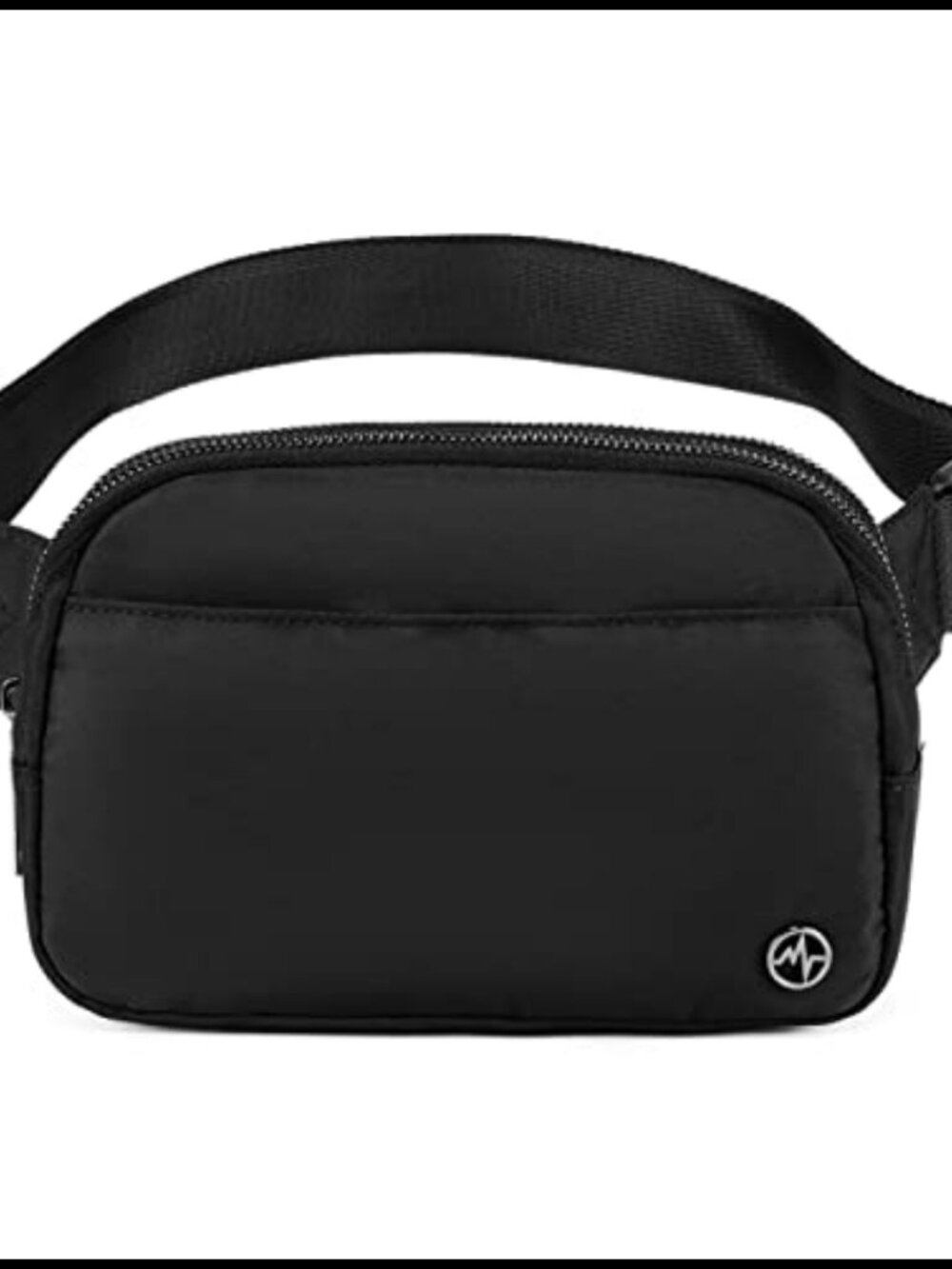 Nylon Fanny Pack Belt Bag 5 Zipper Pockets Adjustable Travel